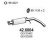 ASSO 42.6004 Middle Silencer